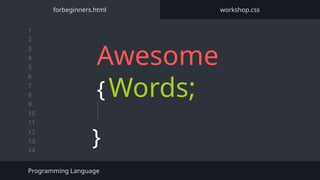 Programming Language Workshop for Beginners by Slidesgo.pptx
