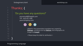 Programming Language Workshop for Beginners by Slidesgo.pptx