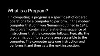 Programming lesson1 | PPTX