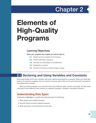 Comprehensive Guide to Programming Logic and Design Principles | PDF