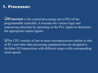 Programming logic controllers (plc) | PPT | Computing | Technology ...