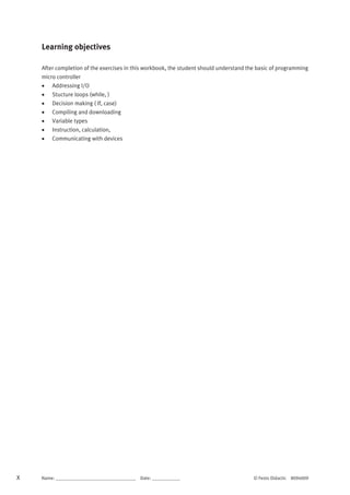 Programming microcontroller in flowcode 8 | PDF