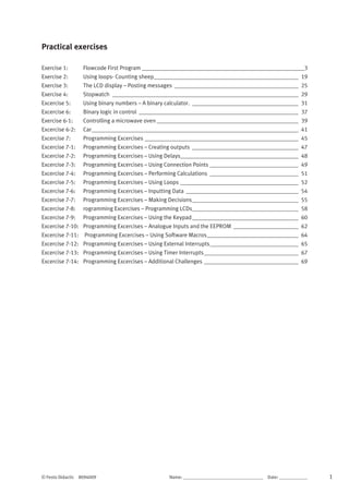 exercise - inserting code into flowcode - flowcode... Programming microcontroller in flowcode 8 | PDF