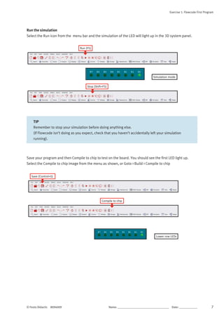 exercise - inserting code into flowcode - flowcode... Programming microcontroller in flowcode 8 | PDF