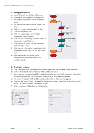Programming microcontroller in flowcode 8 | PDF