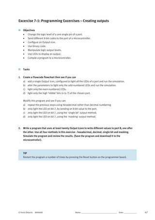 Programming microcontroller in flowcode 8 | PDF