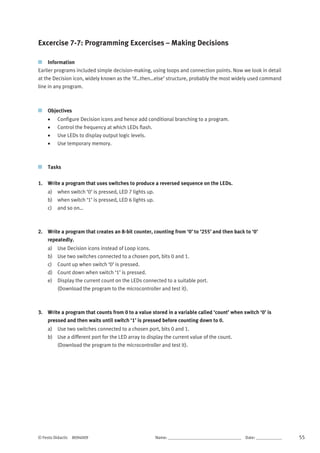 Programming microcontroller in flowcode 8 | PDF