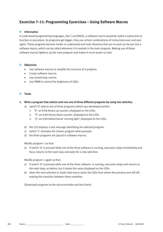 Programming microcontroller in flowcode 8 | PDF