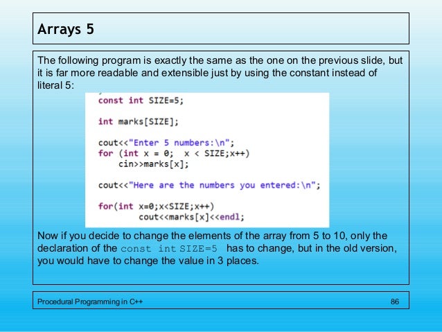 Programming of c++