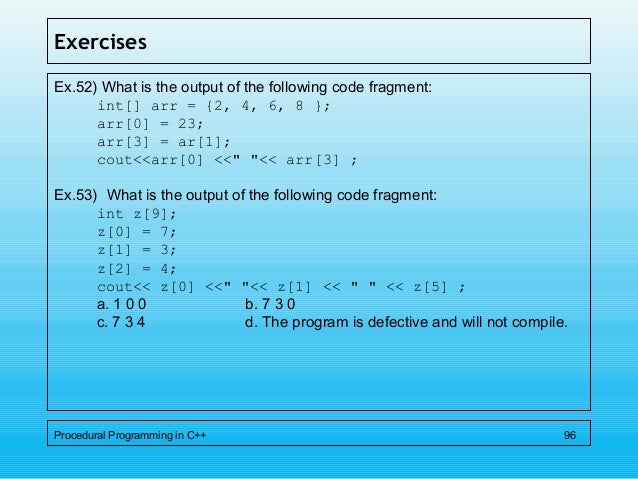 Programming of c++