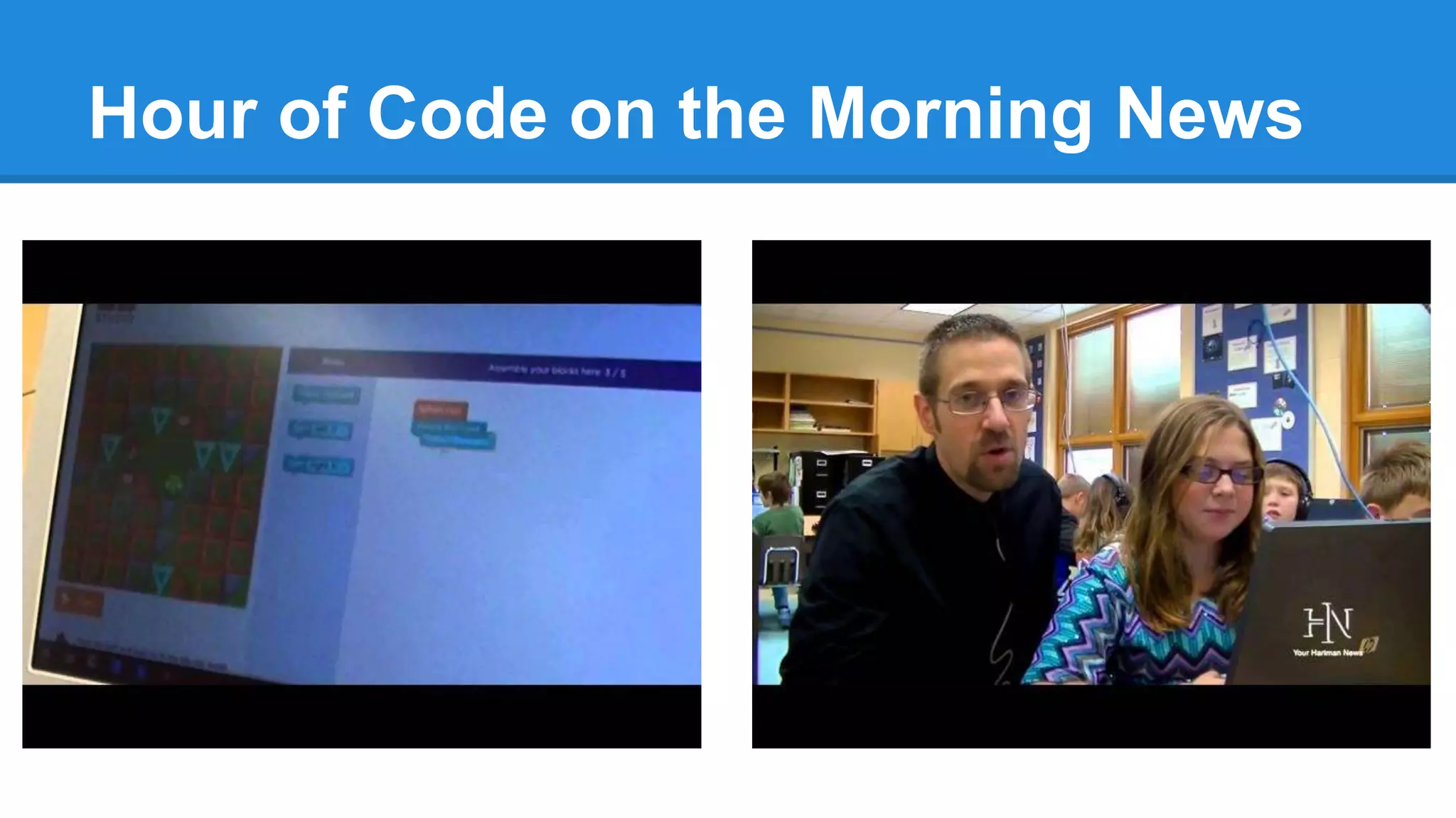 Hour of Code on the Morning News
 