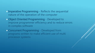 Programming Paradigm | PPT