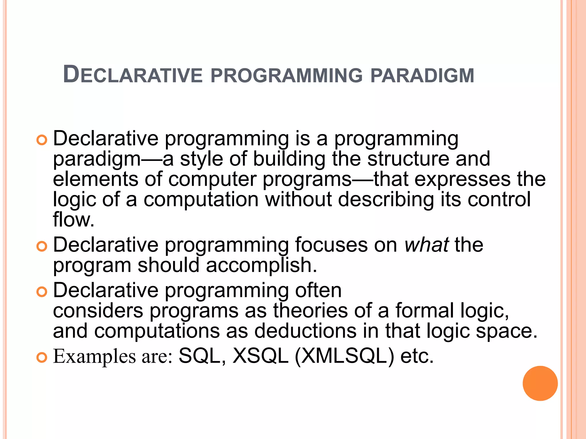 Programming paradigm | PPTX
