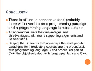 Programming paradigm | PPTX