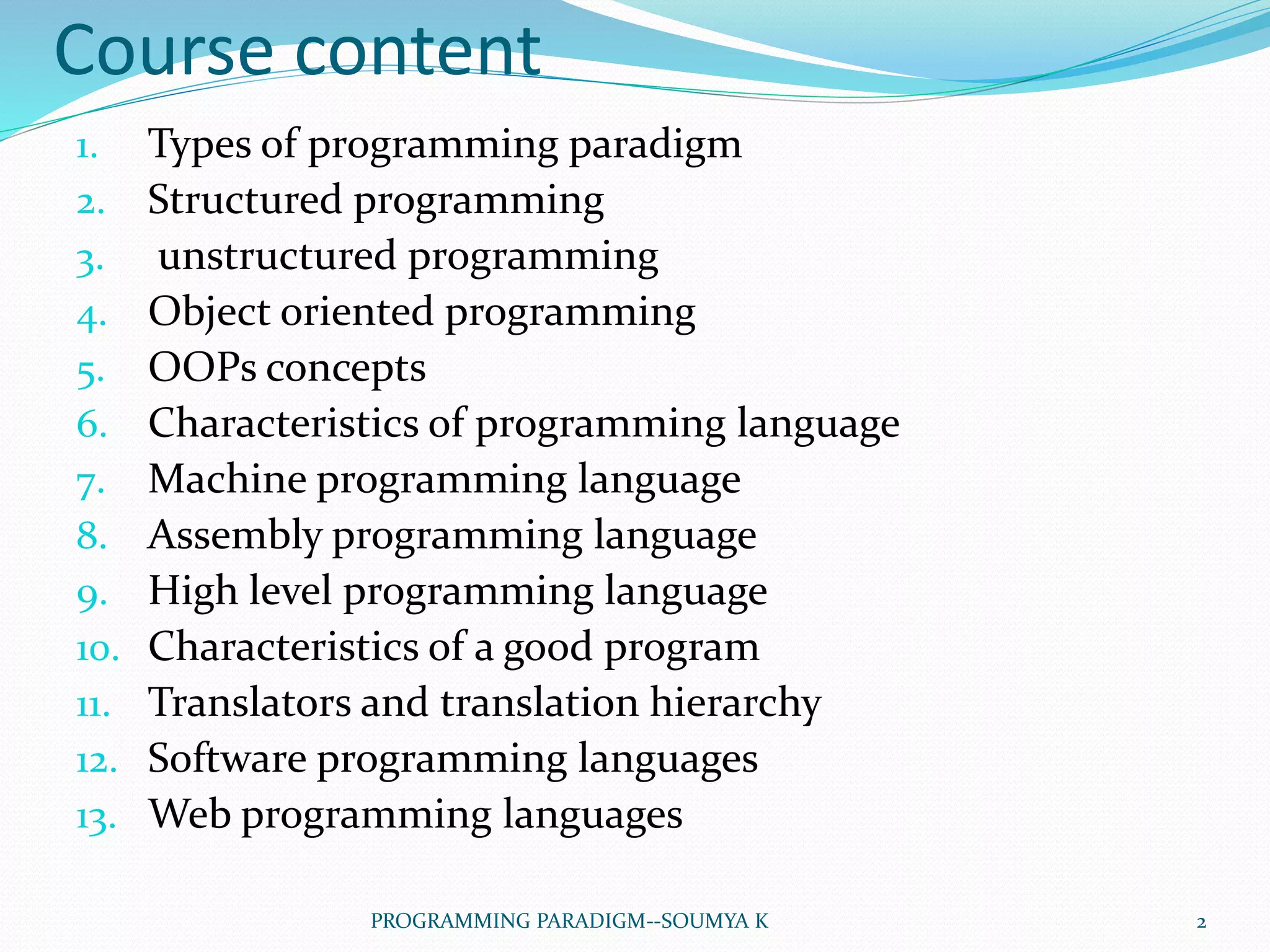 Programming paradigm | PPT