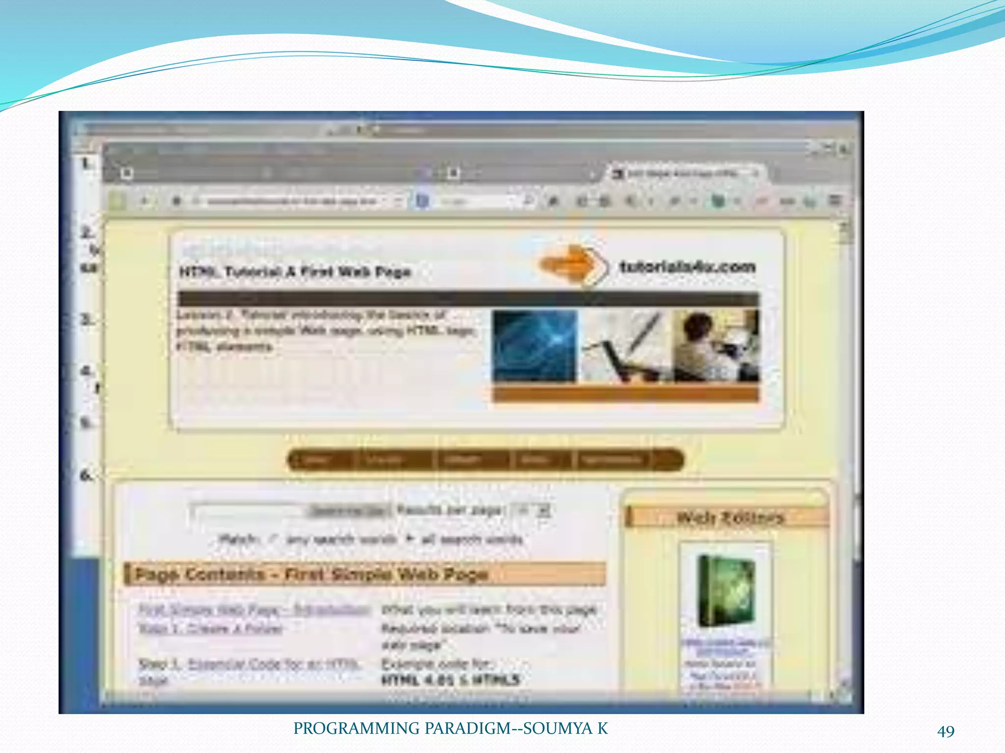 49PROGRAMMING PARADIGM--SOUMYA K
 