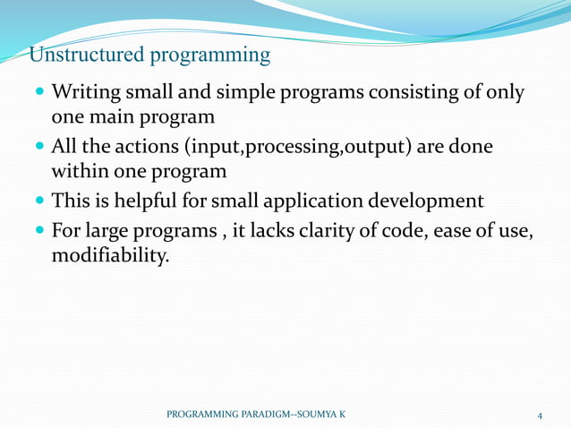 Programming paradigm | PPT