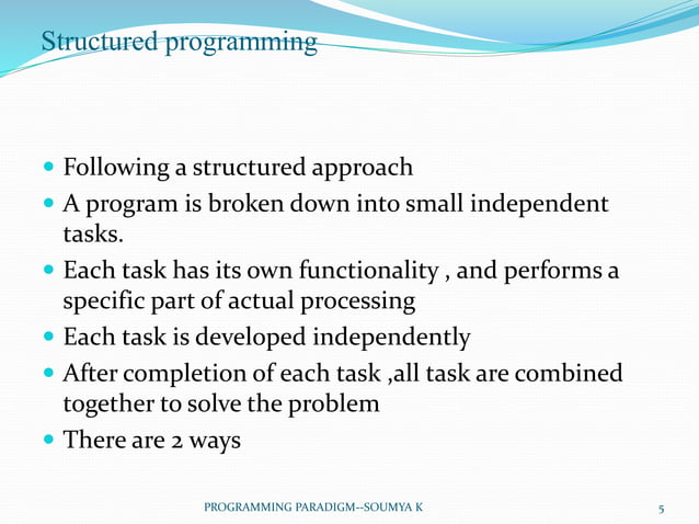 Programming paradigm | PPT