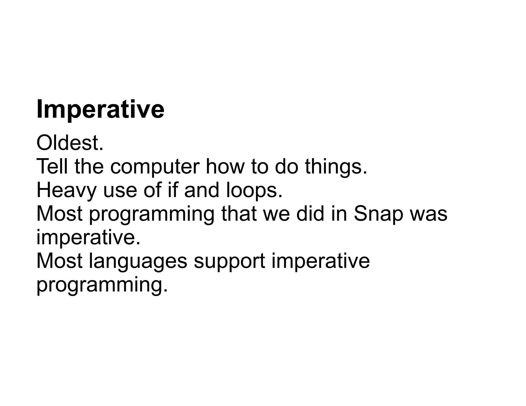 Programming Paradigms | PPT