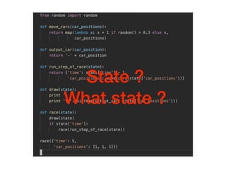 State ?
What state ?
 