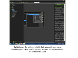 Unit 73- Criteria 4: Programming Sounds Into a Video Game. | PPT