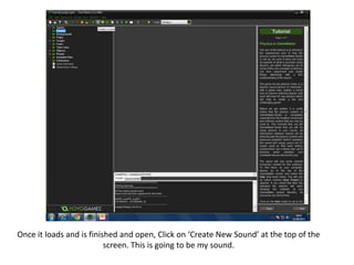Unit 73- Criteria 4: Programming Sounds Into a Video Game. | PPT