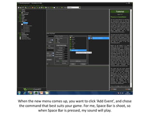 Unit 73- Criteria 4: Programming Sounds Into a Video Game. | PPT