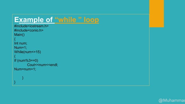 Loops in c++ programming language | PPTX