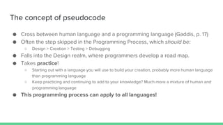 Programming Process | PPT