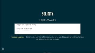 Programming smart contracts in solidity | PDF