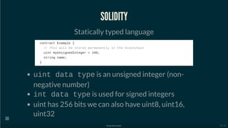 Programming smart contracts in solidity | PDF