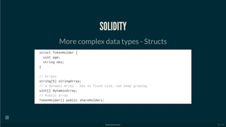 smart contracts programming tutorial | solidity... Programming smart contracts in solidity | PDF