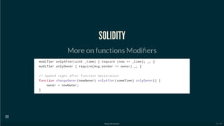 smart contracts programming tutorial | solidity... Programming smart contracts in solidity | PDF