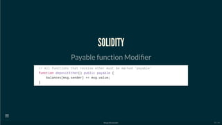 Programming smart contracts in solidity | PDF
