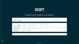 Programming smart contracts in solidity | PDF