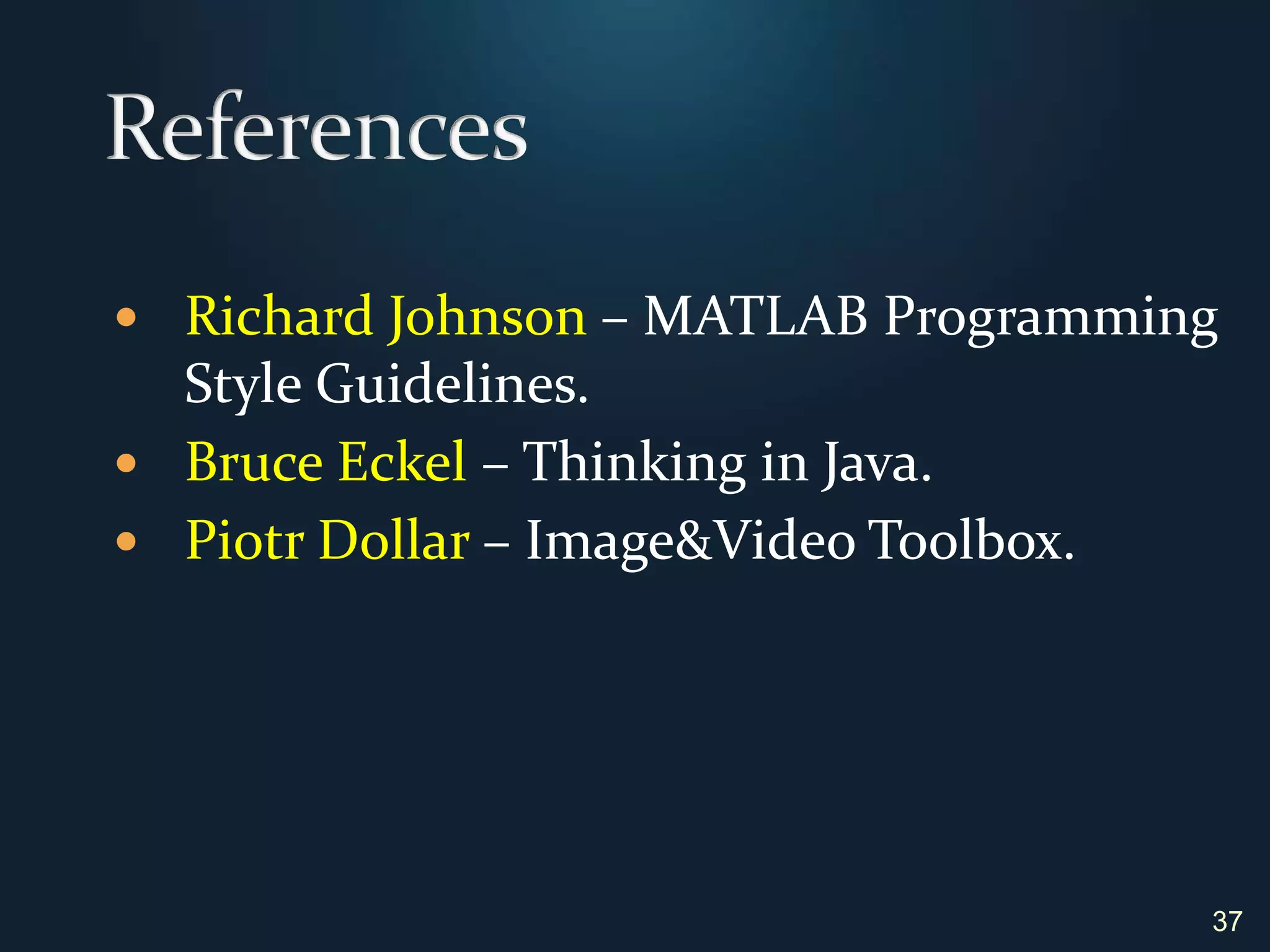 Use this presentation as a guide, Refer to it often, and …Practice, practice, practice.Ask the group if you need a code review. Good luck!36