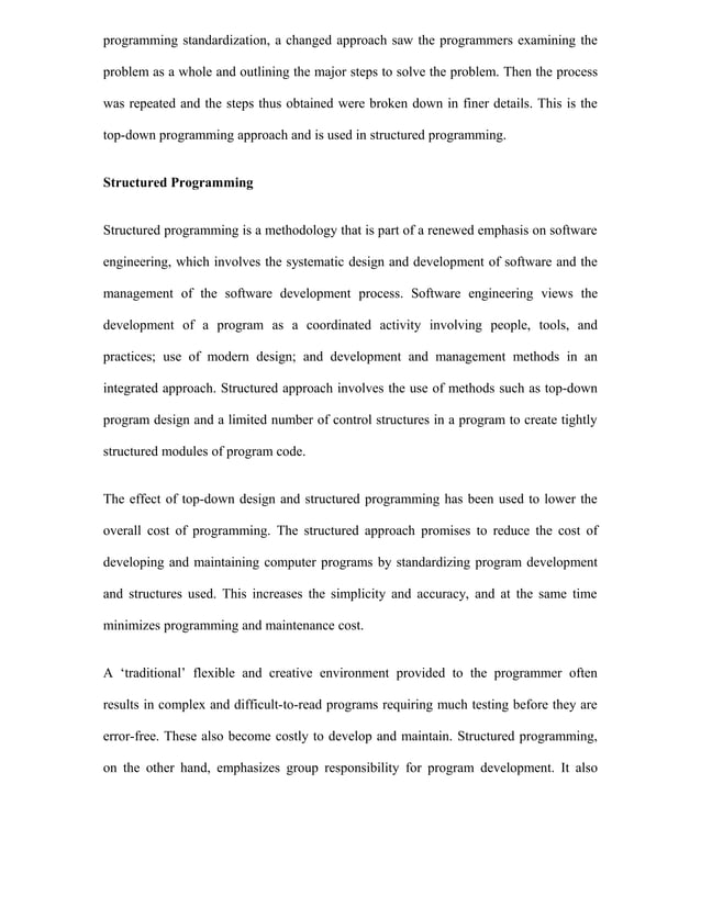 Programming techniques pdf