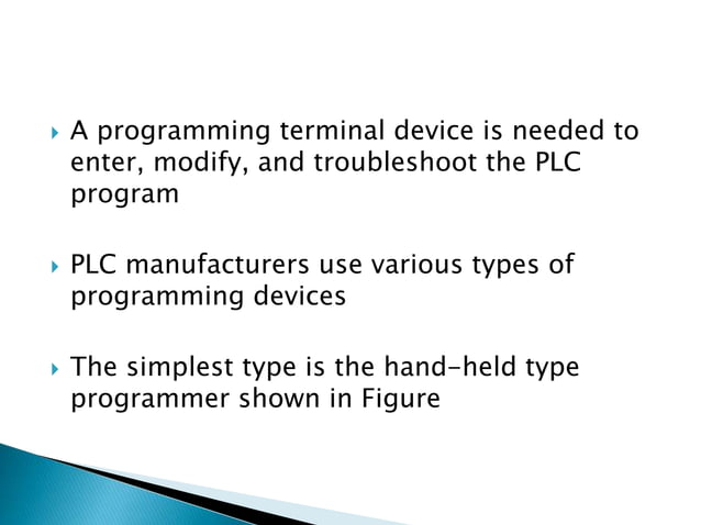 Programming Terminal Devices about plc.ppt