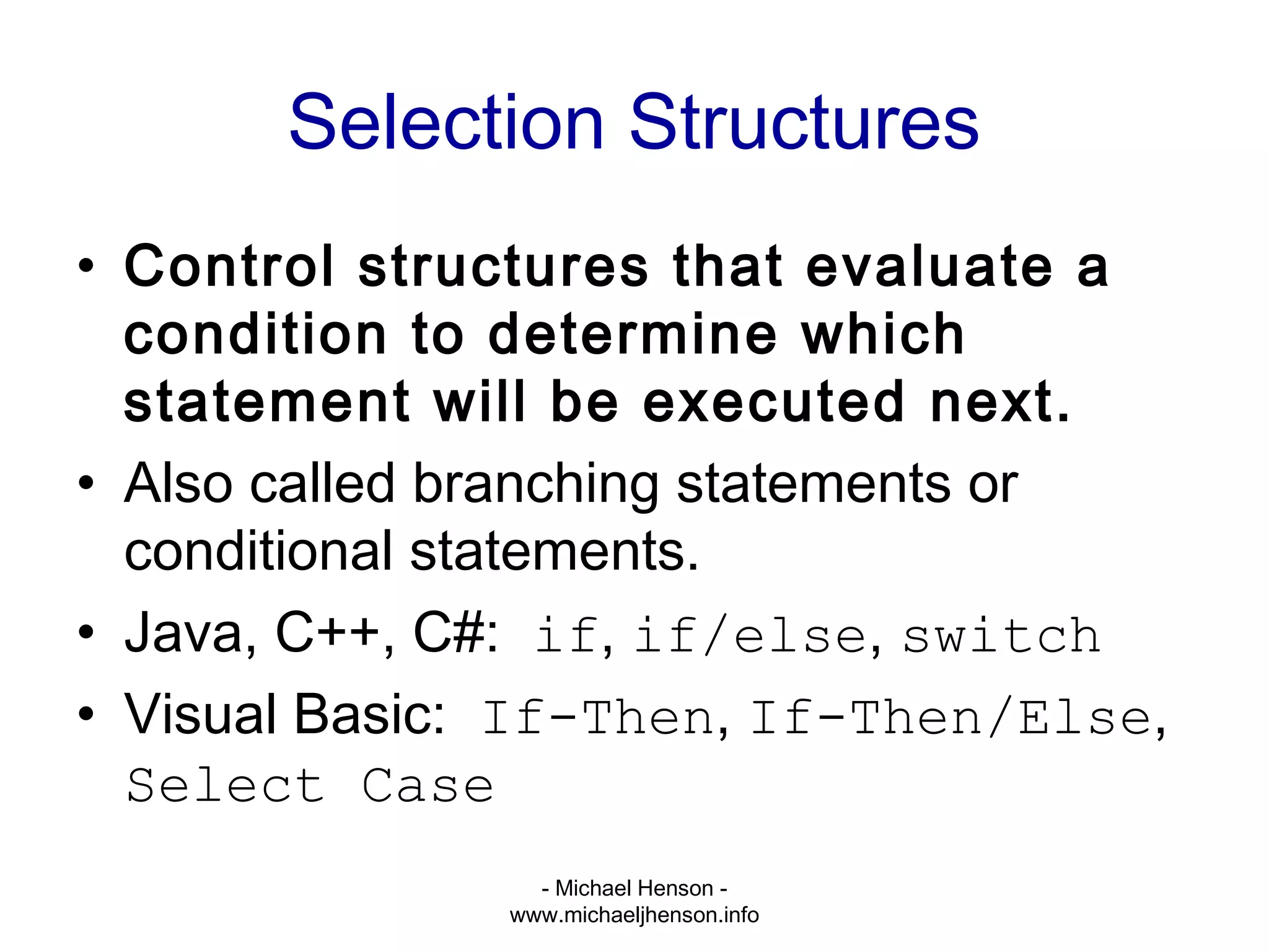 Programming Terminology | PPT
