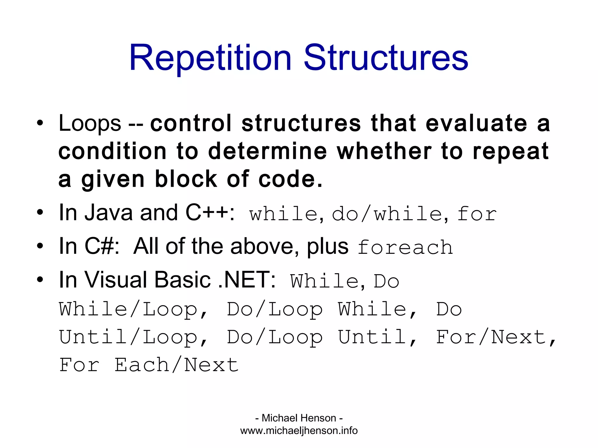 Programming Terminology | PPT