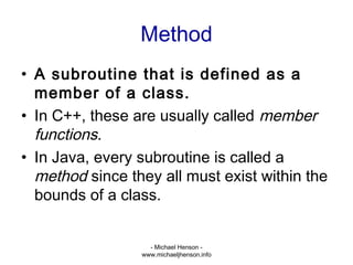 Programming Terminology | PPT