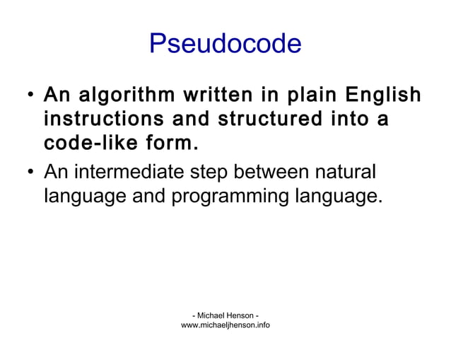 Programming Terminology | PPT