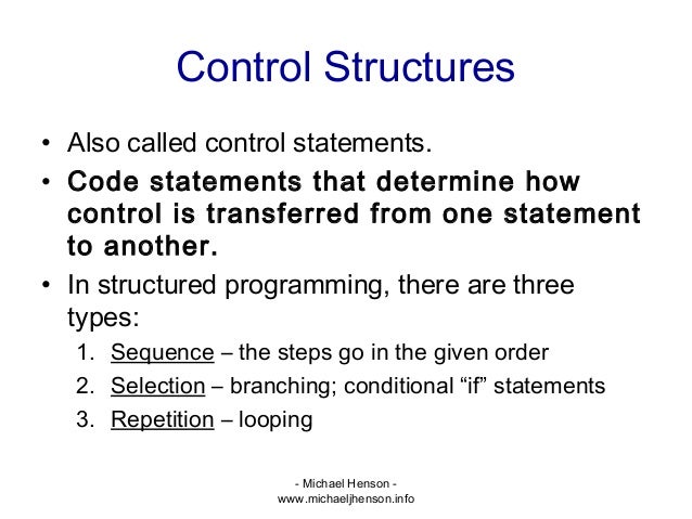 Programming Terminology