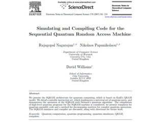 Programming the Quantum Future | PPTX
