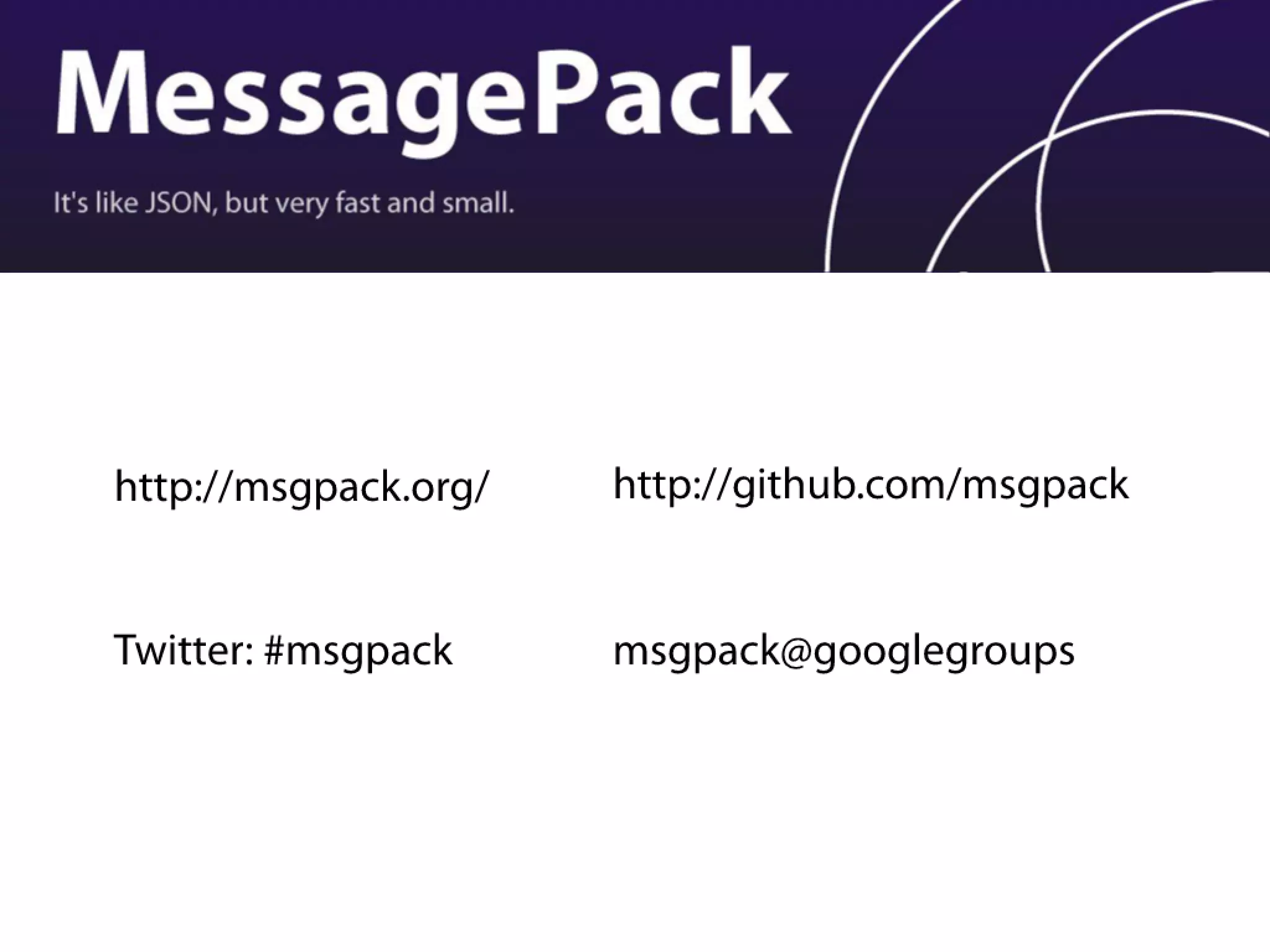 Programming Tools and Techniques #369 - The MessagePack Project