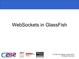 WebSockets in GlassFish




                © C2B2 Consulting Limited 2012
                           All Rights Reserved
 