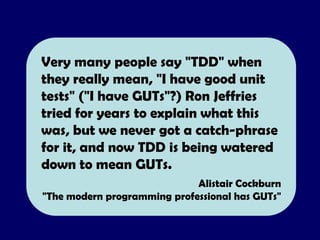 Programming with GUTs