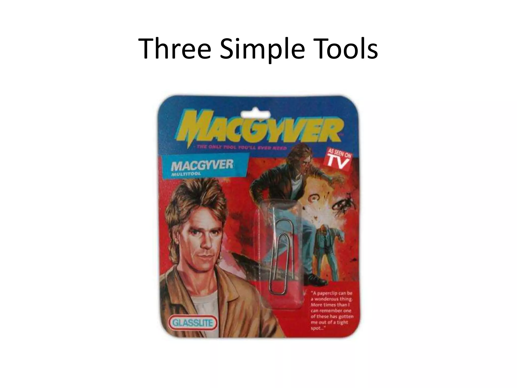 Three Simple Tools
 