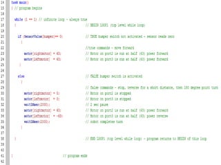 Programming with sensors   bumper switch 1