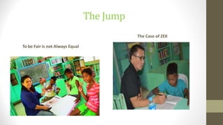 The Jump
To be Fair is not Always Equal
The Case of ZEK
 